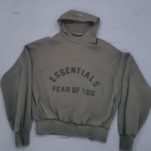 Fear of God Essentials Charcoal Hoodie